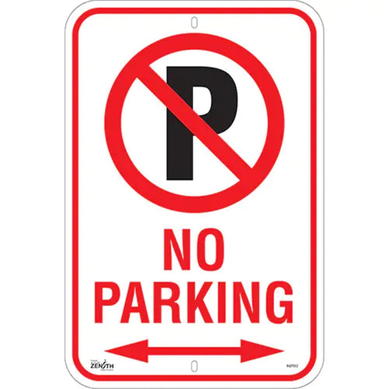 "No Parking" Sign - SGP352