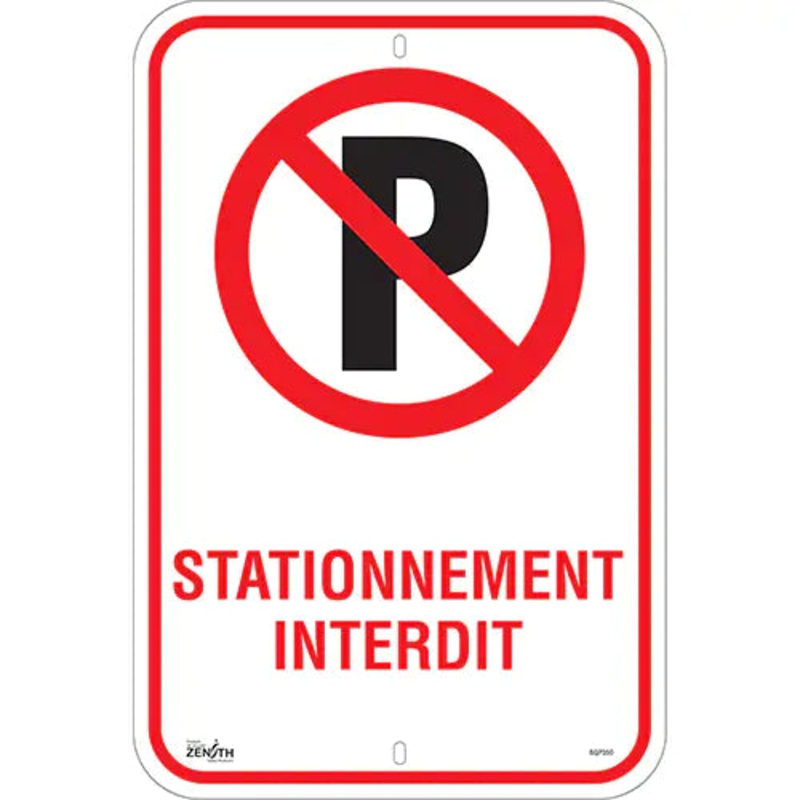 "Stationnement Interdit" Sign - SGP350