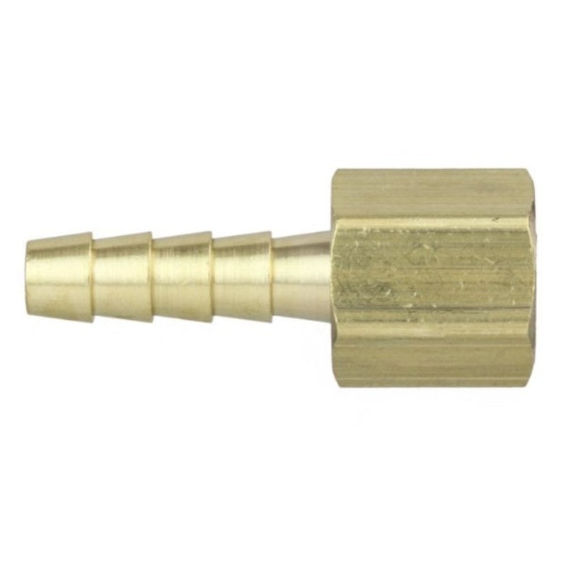 WHD (129) 10504B-206 BRASS 1/4 HOSE BARB X 3/8 FPT