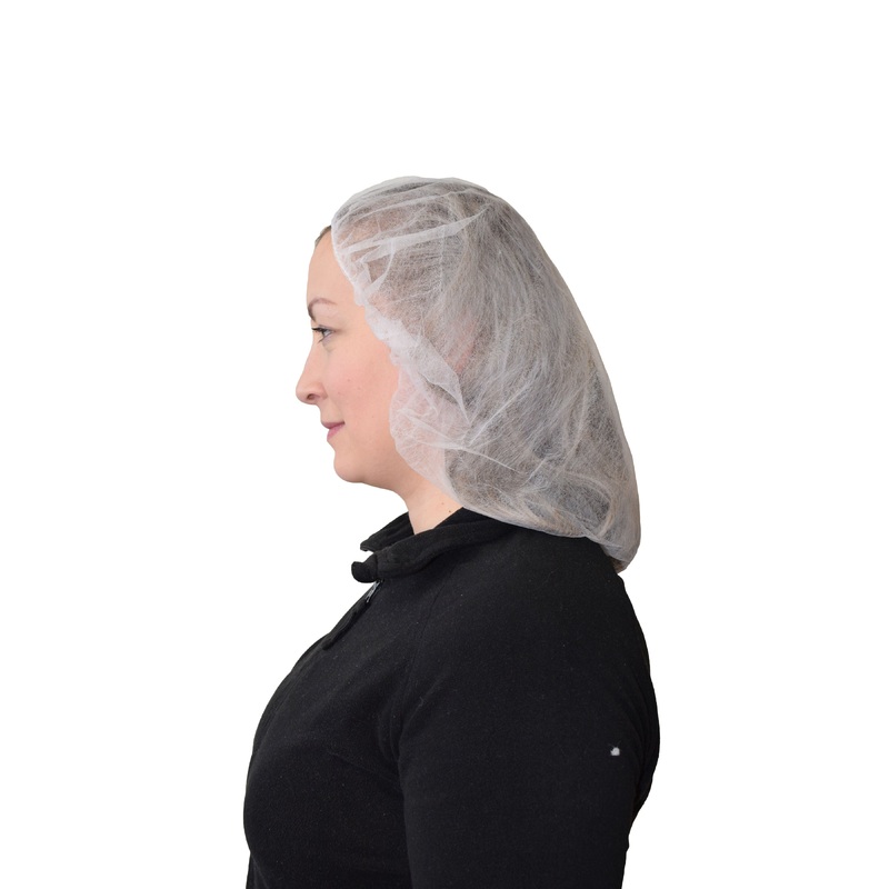 Globe (613) 7732W Bouffant Cap/Hairnet White