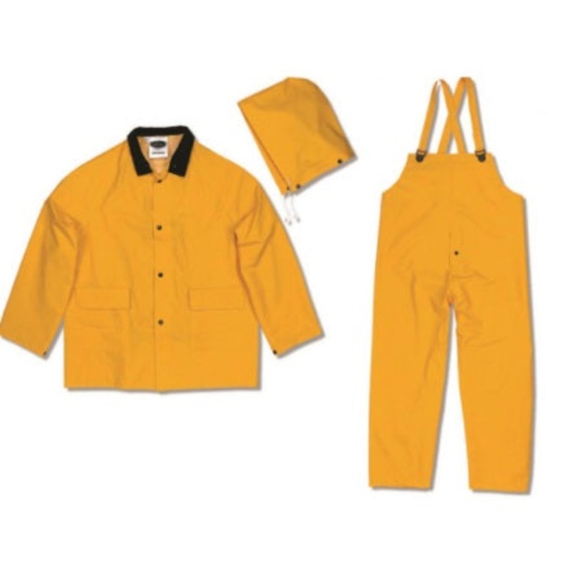 Viking (725) 35100-XL Open Road 0.30MM Light Industrial Rainsuit - Yellow