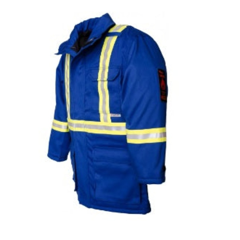 Viking (725) 556791200XLR Viking Firewall FR CSA Striped Insulated Parka - 9 oz.