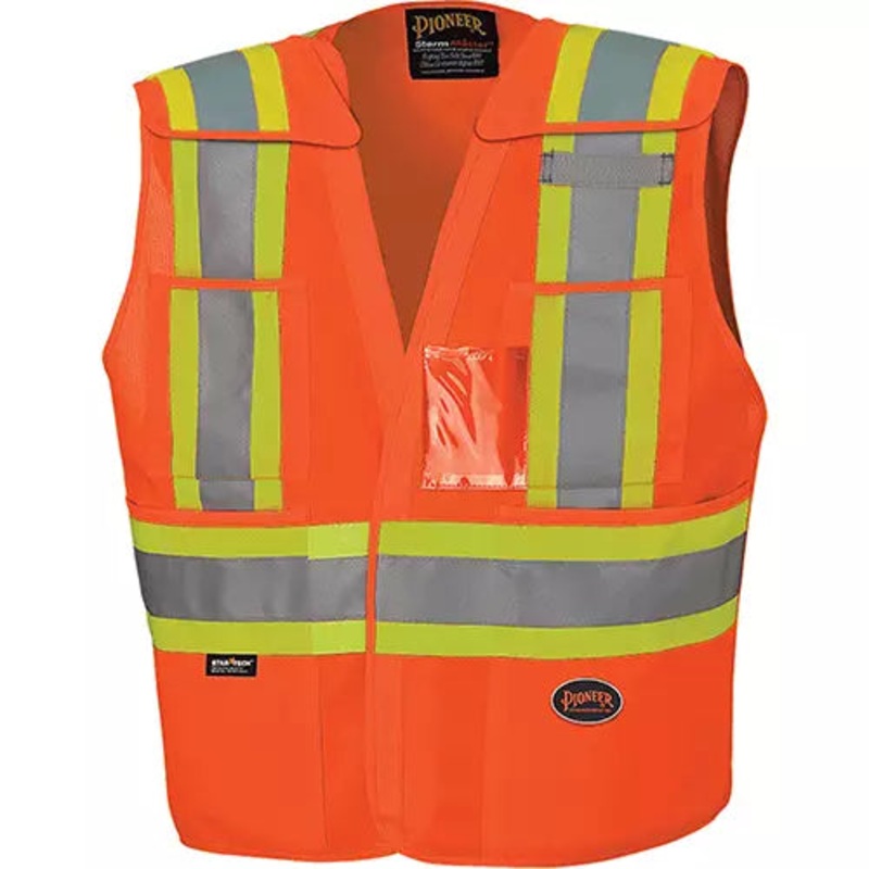 Drop Shoulder Safety Tear-Away Vest 4X-Large/5X-Large - V1020951-4/5XL