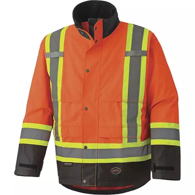 300D Trilobal Ripstop Waterproof Safety Jacket 4X-Large - V1200250-2XL