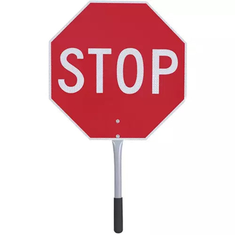 Traffic Stop/Slow Paddle - V6020640-O/S