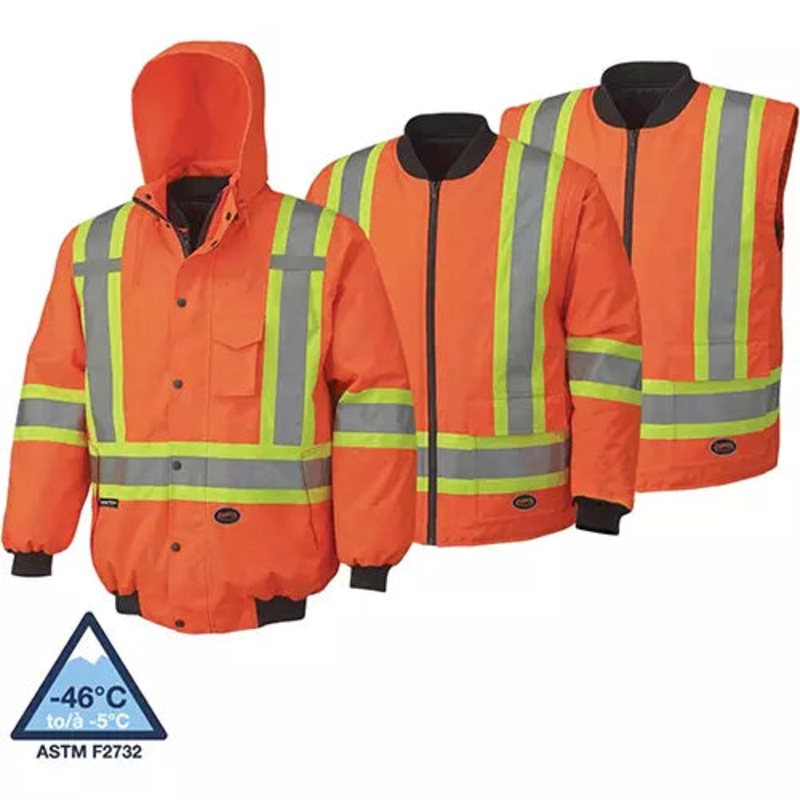 Waterproof 7-in-1 Bomber Jacket 2X-Large - V1120350-2XL