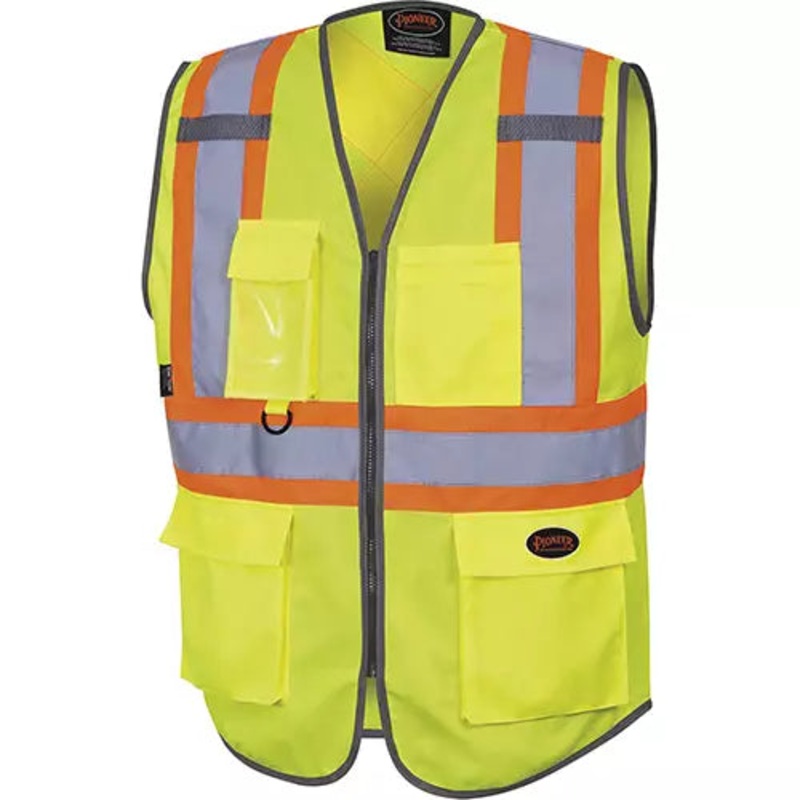 Zip-Front Safety Vest Large - V1023860-L