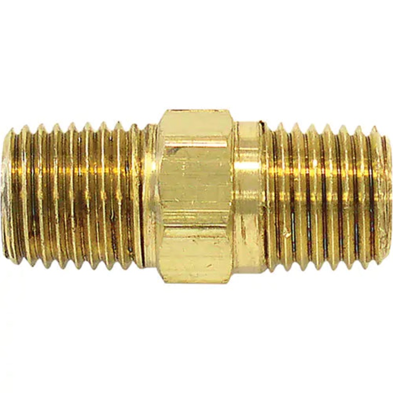 Male Hex Nipple 1/2" NPT (M) & 1/2" NPT (M) - 41.125