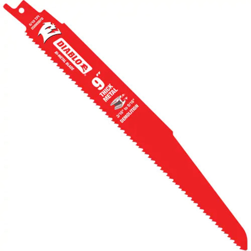 Reciprocating Blade for Thick Metal/Demolition - DS0908BFDC