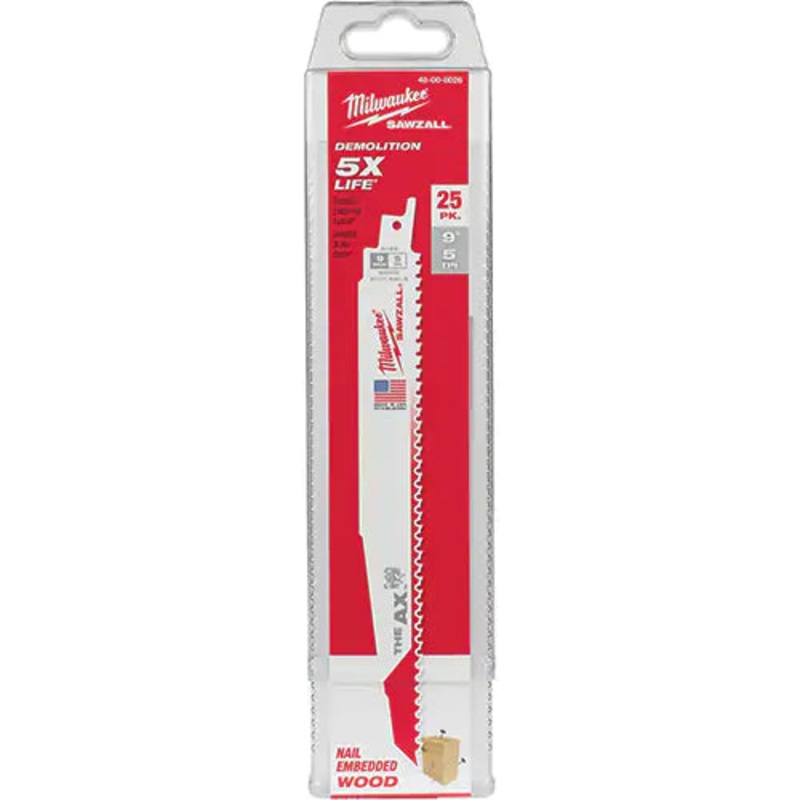 The Ax Sawzall Blades 1/2" - 48-00-8026