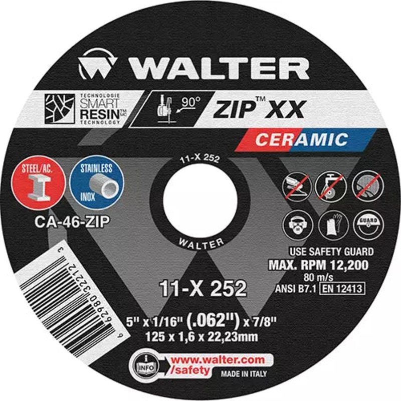 Zip XX Ceramic Cut-Off Wheel 7/8" - 11X252