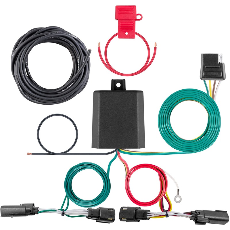 Curt (167) 56448 Custom Wiring Harness, 4-Way Flat Output, Select Ford Escape
