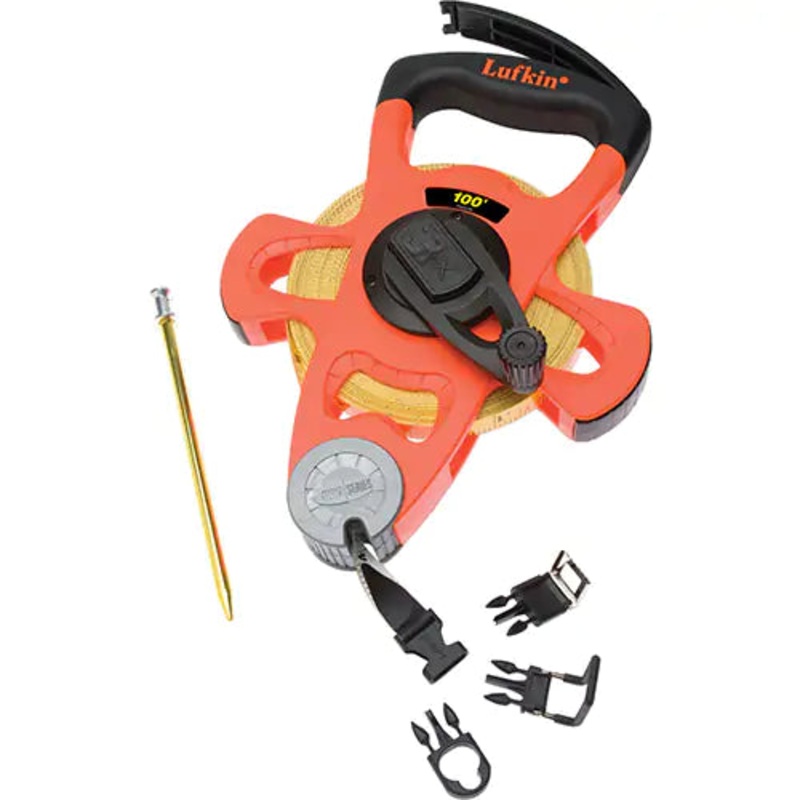 Extra-Wide Fibreglass Long Measuring Tapes - PSFE100