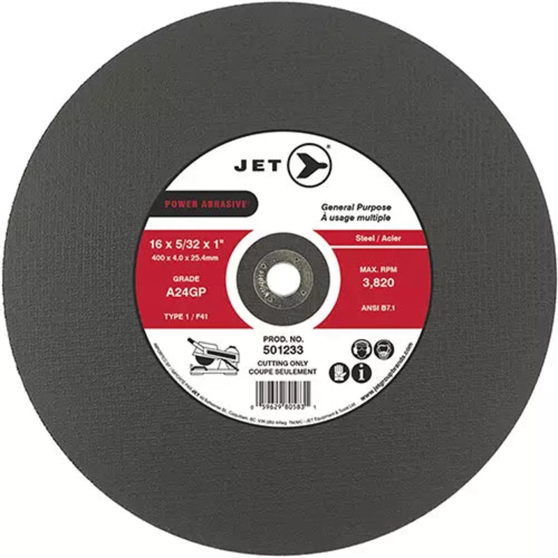 A24GP Power Abrasive Cut-Off Wheel 1" - 501243