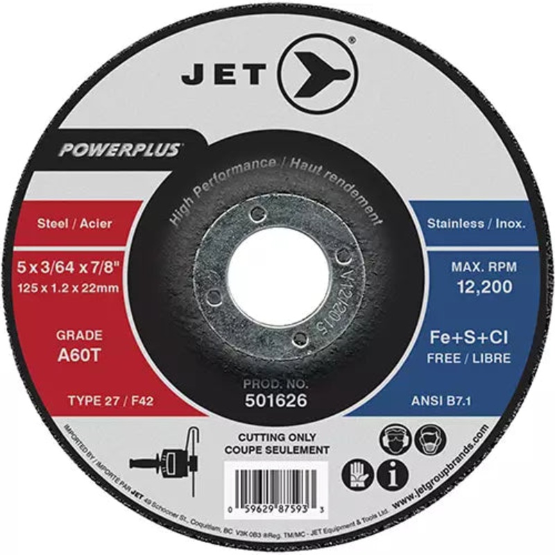 A60T PowerPlus Cut-Off Wheel 7/8" - 501626