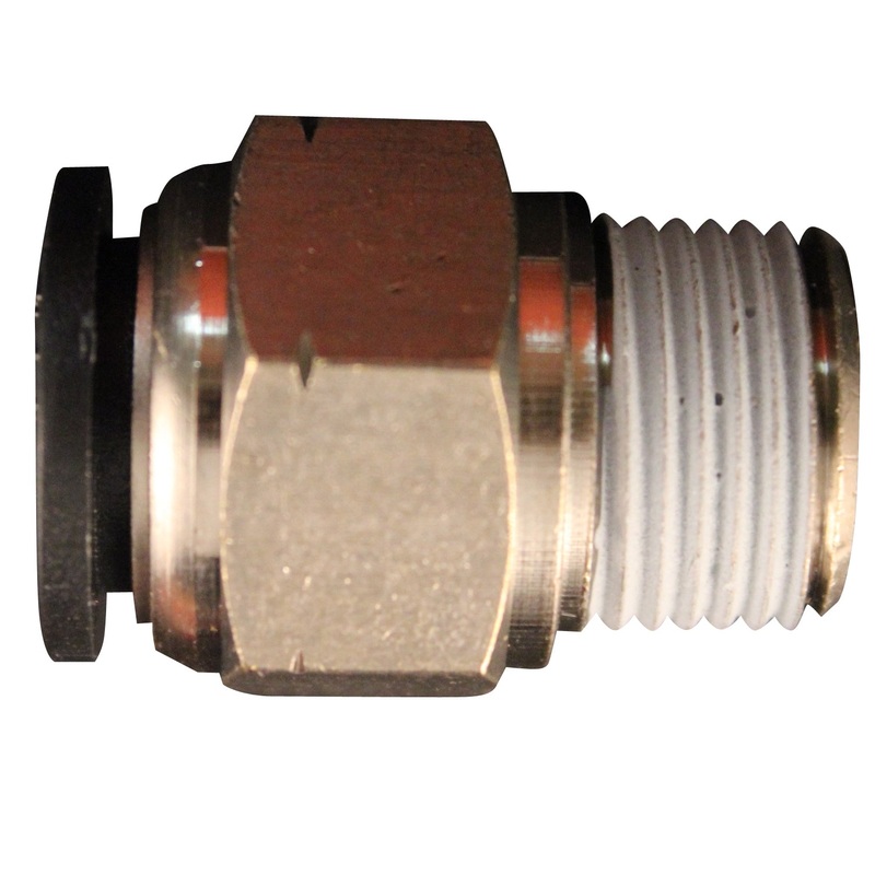 Milton (625) 2200-13 Milton 2200-13 1/2" MNPT 3/8" OD Push to Connect Tube Fitting