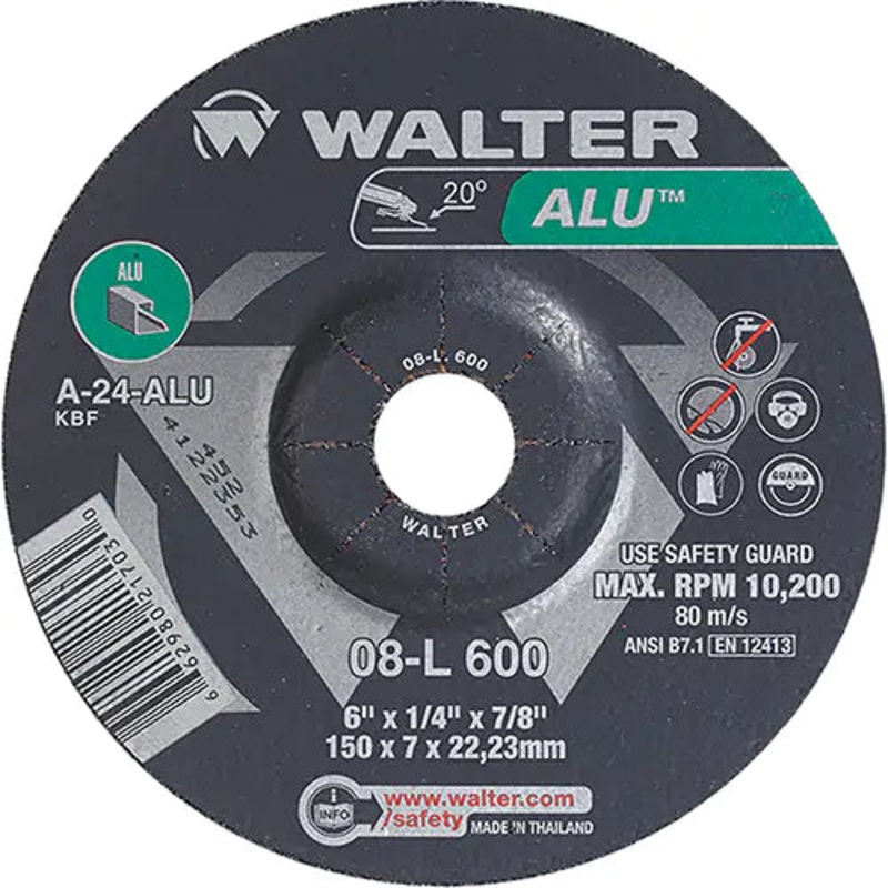 Aluminium Depressed Centre Grinding Wheels 7/8" - 08L600