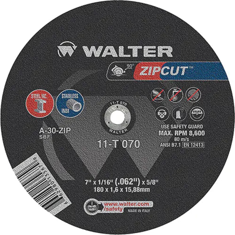 Zipcut Reinforced Cut-Off Wheel 5/8" - 11T070