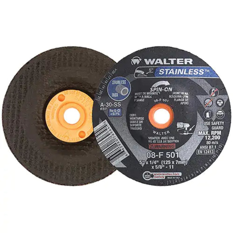 STAINLESS Grinding Wheel 5/8"-11 - 08F501