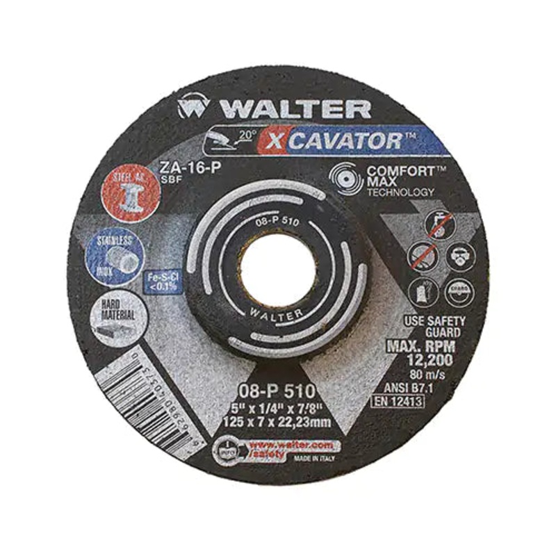 XCAVATOR Grinding Wheel 7/8"/5/8"-11 - 08P510