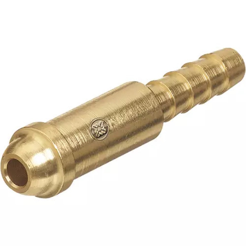 Inert Arc TIG Nipple 2 7/32" Long, Barb for 3/8" ID Hose - AW-19