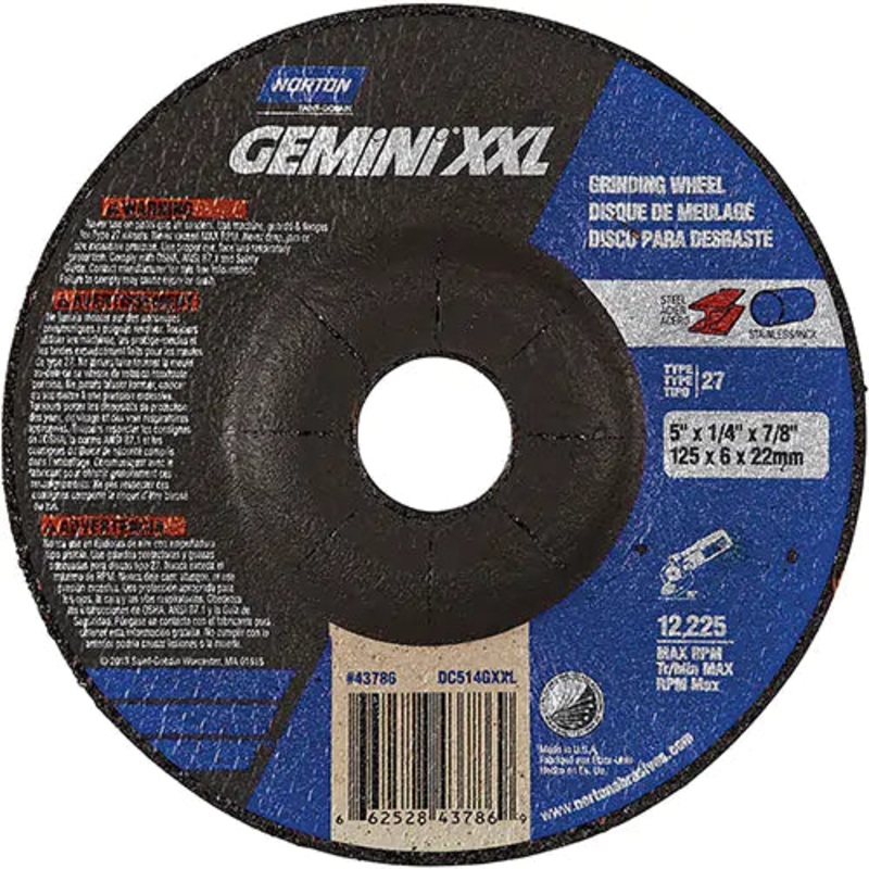Gemini Rightcut Depressed Center Wheel 7/8" - 66252843786
