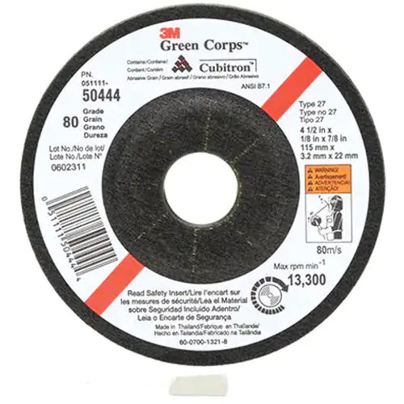 Green Corps Flexible Grinding Wheel 7/8" - AB50443