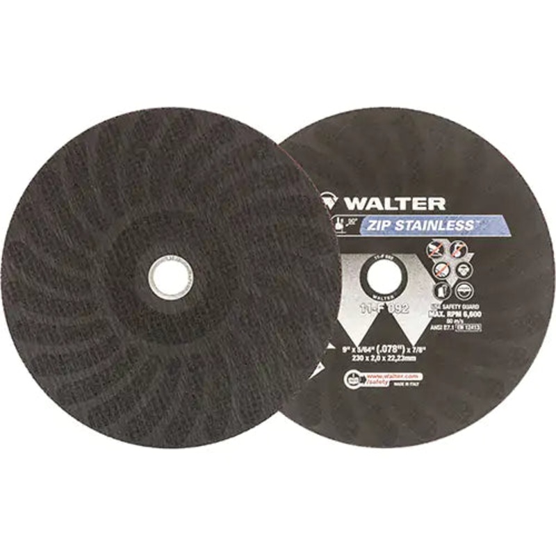 Zip Stainless Right Angle Grinder Reinforced Cut-Off Wheels 7/8" - 11F092