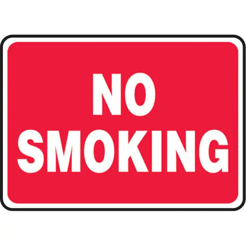 "No Smoking" Sign - MSMK570VA