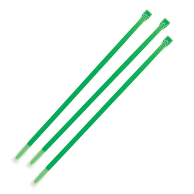 Grote (522) 83-6034-3 Nylon Cable Ties Color Ties, 1000 Pack, Green, pack of 1000