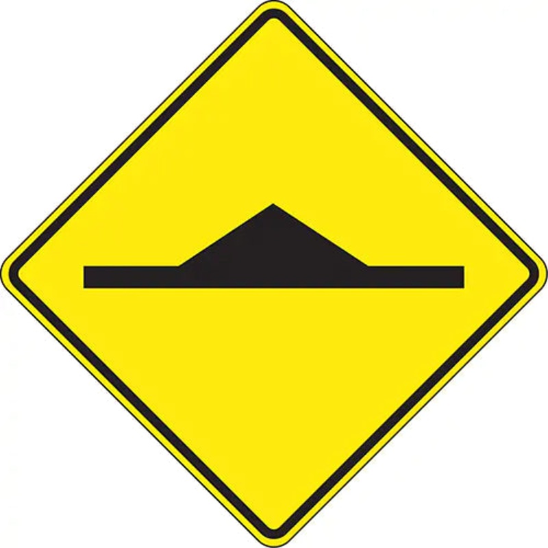 Speed Bump Traffic Sign - FRW302HP