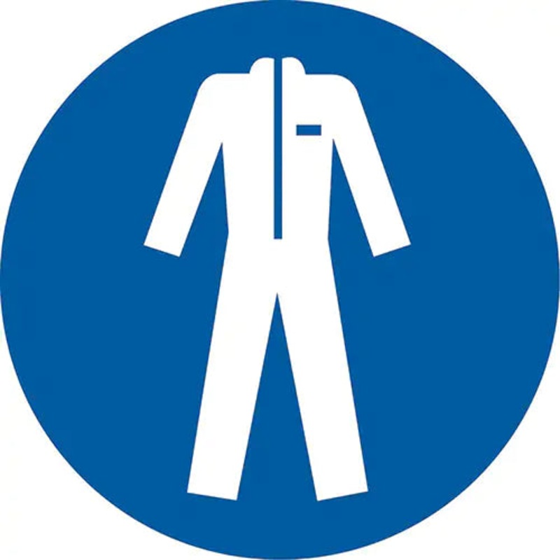 Wear Protective Clothing ISO Mandatory Safety Labels - LSGM2204