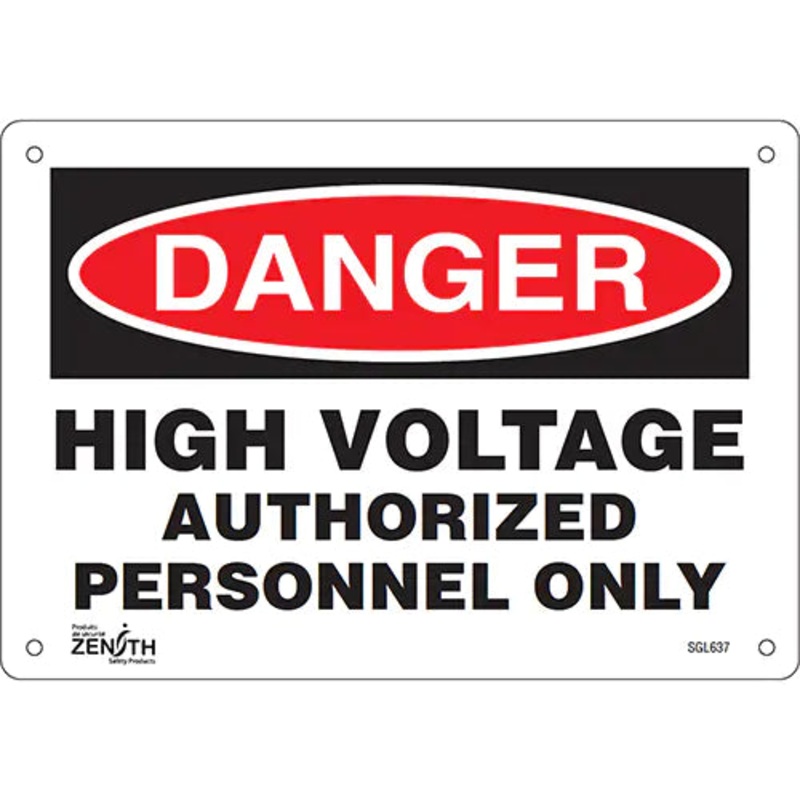 "Authorized Personnel Only" Sign - SGL637
