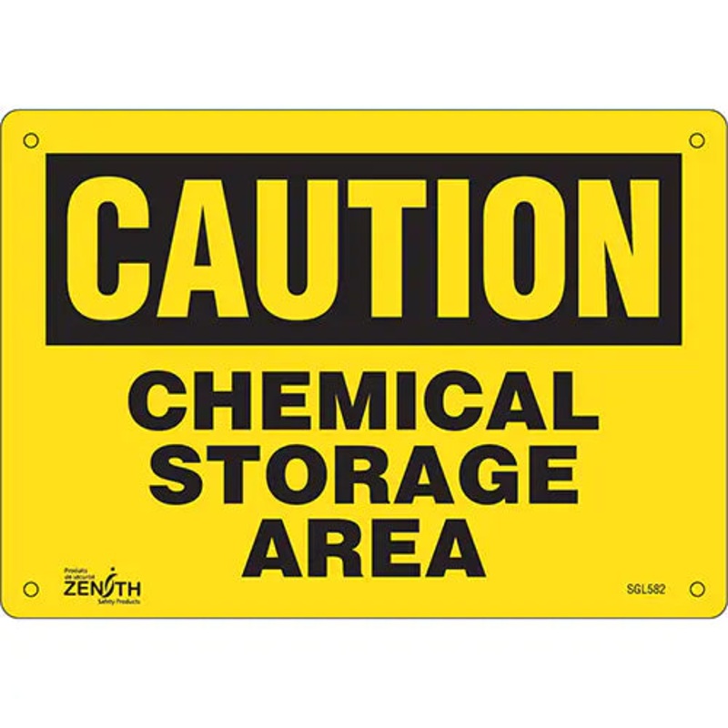 "Chemical Storage Area" Sign - SGL582