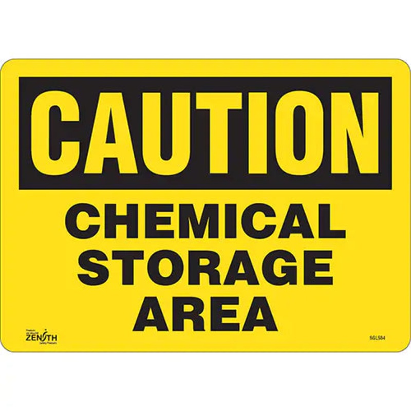 "Chemical Storage Area" Sign - SGL584