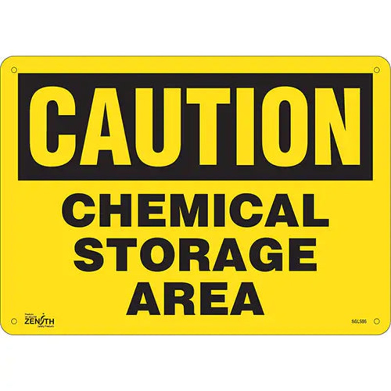 "Chemical Storage Area" Sign - SGL586
