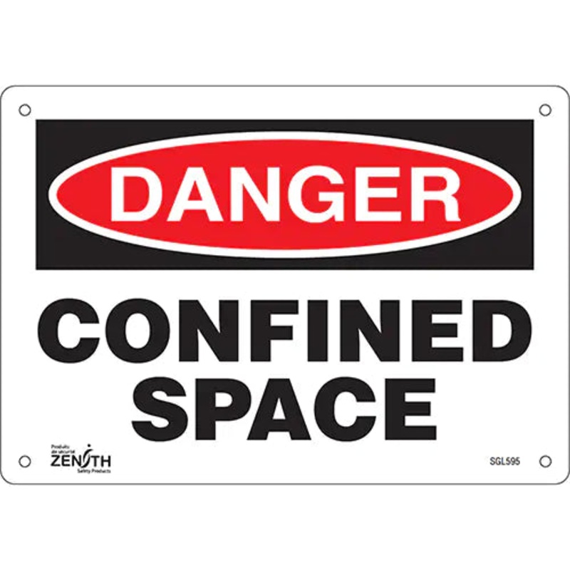 "Confined Space" Sign - SGL595