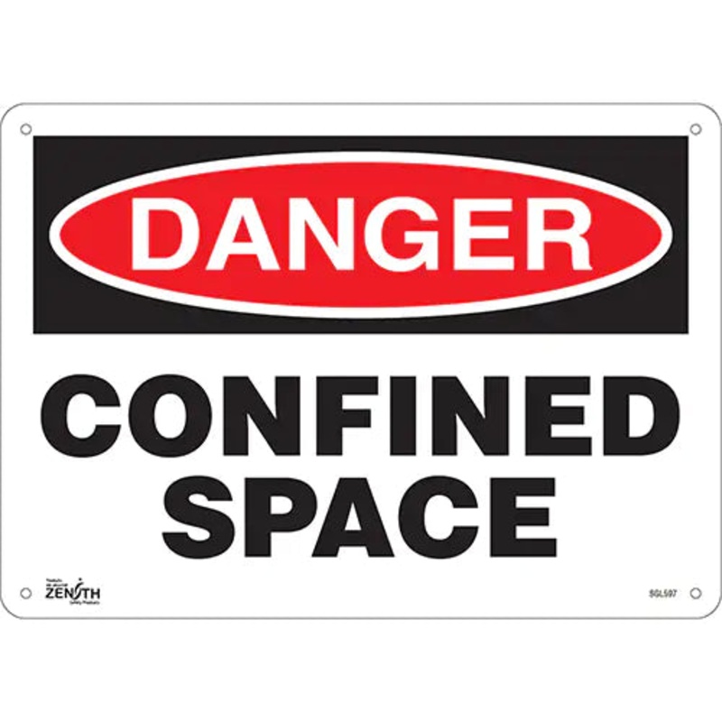 "Confined Space" Sign - SGL597