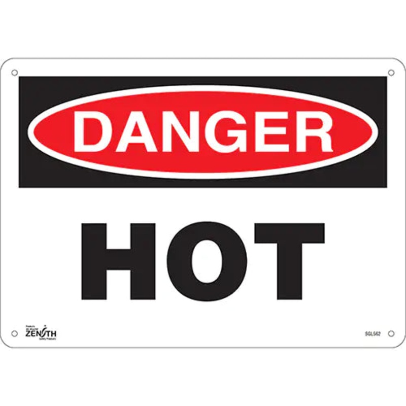 "Danger Hot" Sign - SGL562