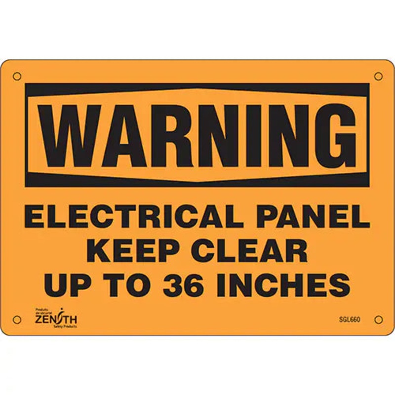 "Electrical Panel" Sign - SGL660
