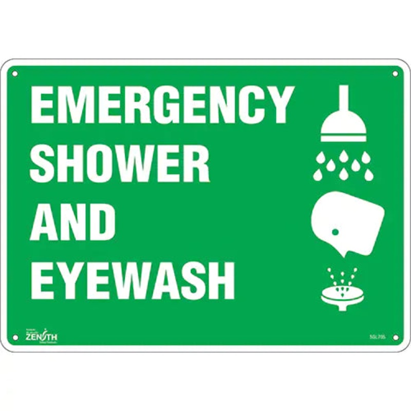 "Emergency Shower And Eyewash" Sign - SGL705