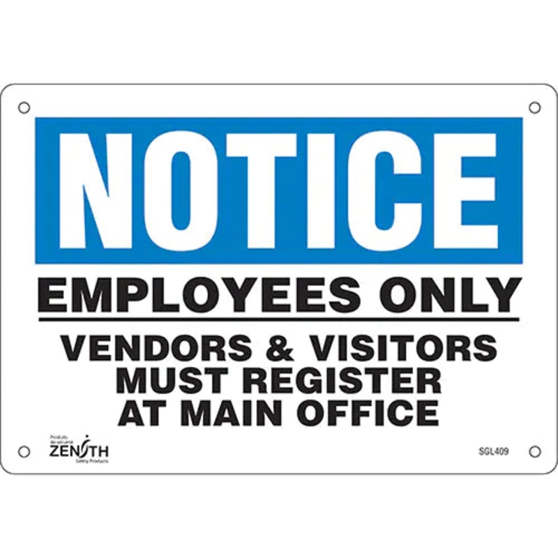 "Employees Only" Sign - SGL409