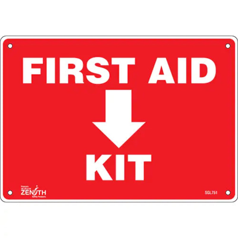 "First Aid Kit" Sign - SGL751