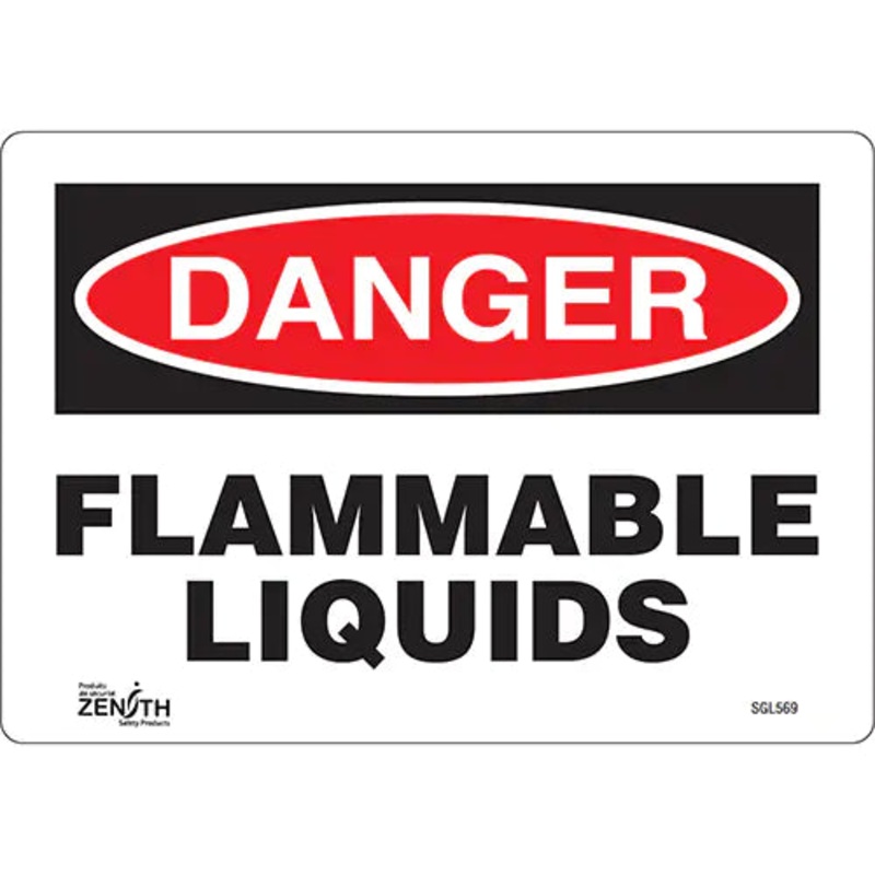 "Flammable Liquids" Sign - SGL569
