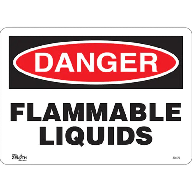 "Flammable Liquids" Sign - SGL572