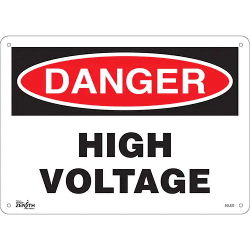 "High Voltage" Sign - SGL622