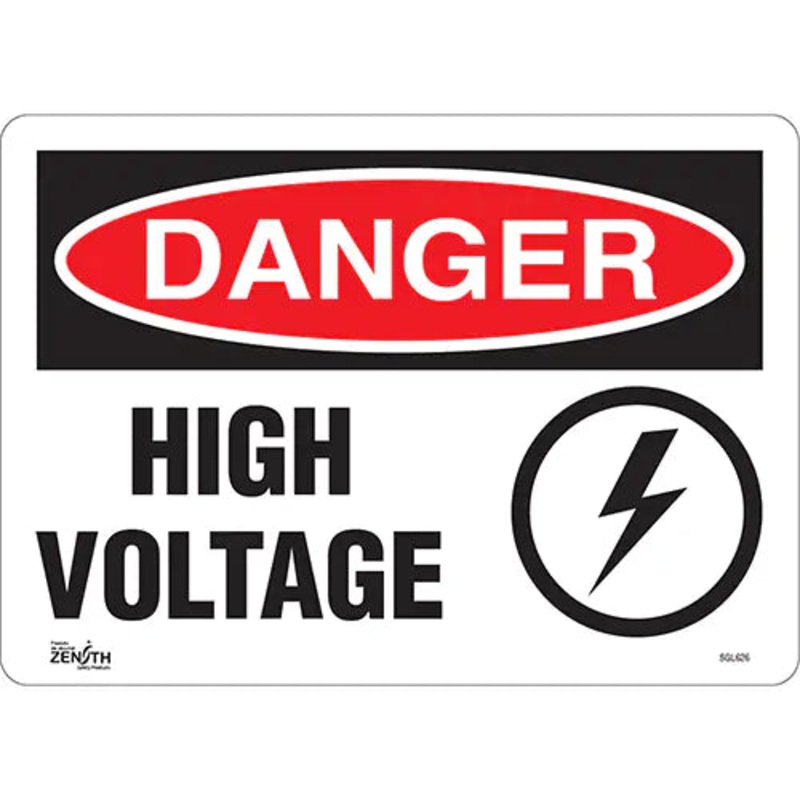 "High Voltage" Sign - SGL626