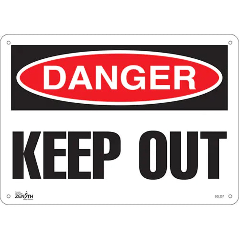 "Keep Out" Sign - SGL357