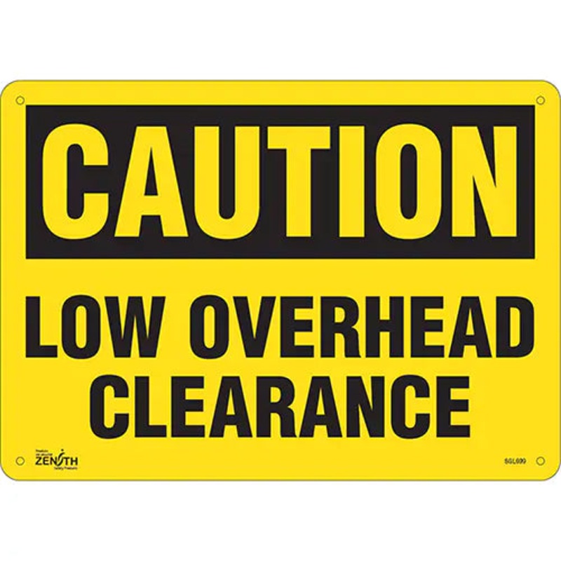 "Low Overhead Clearance" Sign - SGL699