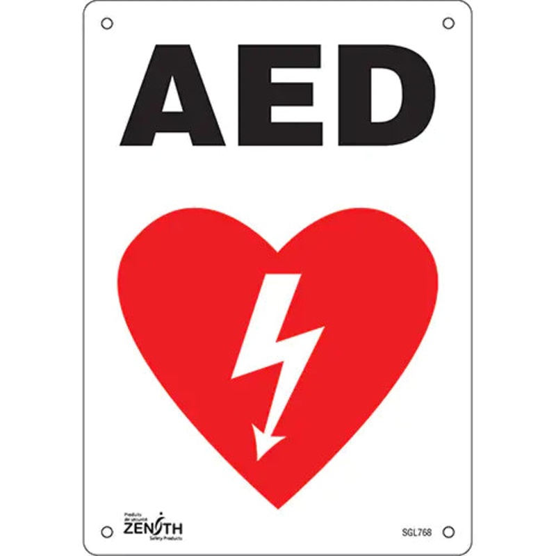 "AED" Sign - SGL768